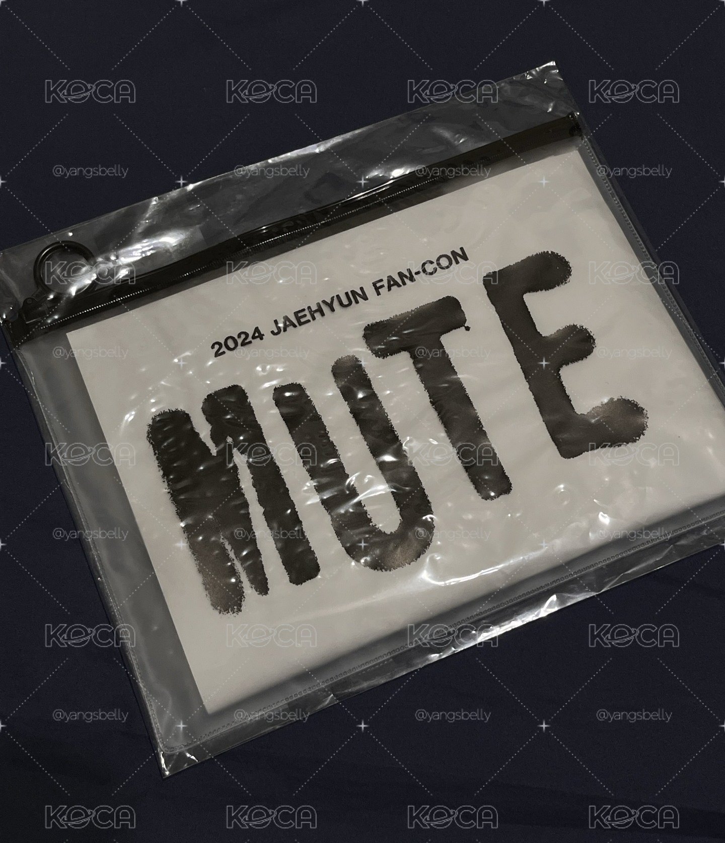 NCT JAEHYUN MUTE 手幅+眼罩 不含小卡及紙板 不拆售
