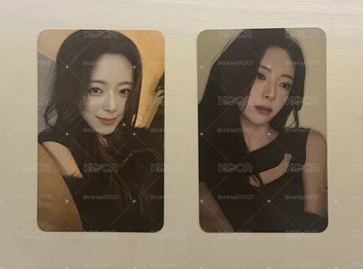 Yuna solo打歌卡 兩張！
