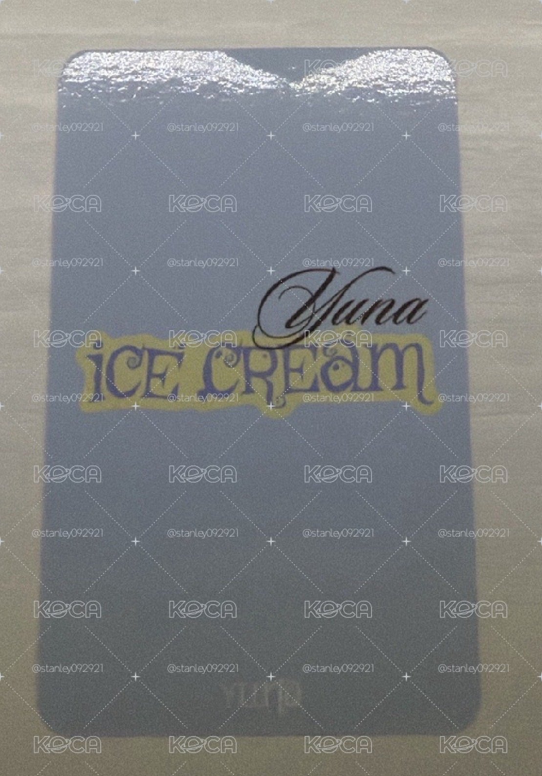 Yuna solo打歌卡 兩張！