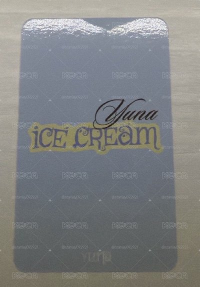 Yuna solo打歌卡 兩張！
