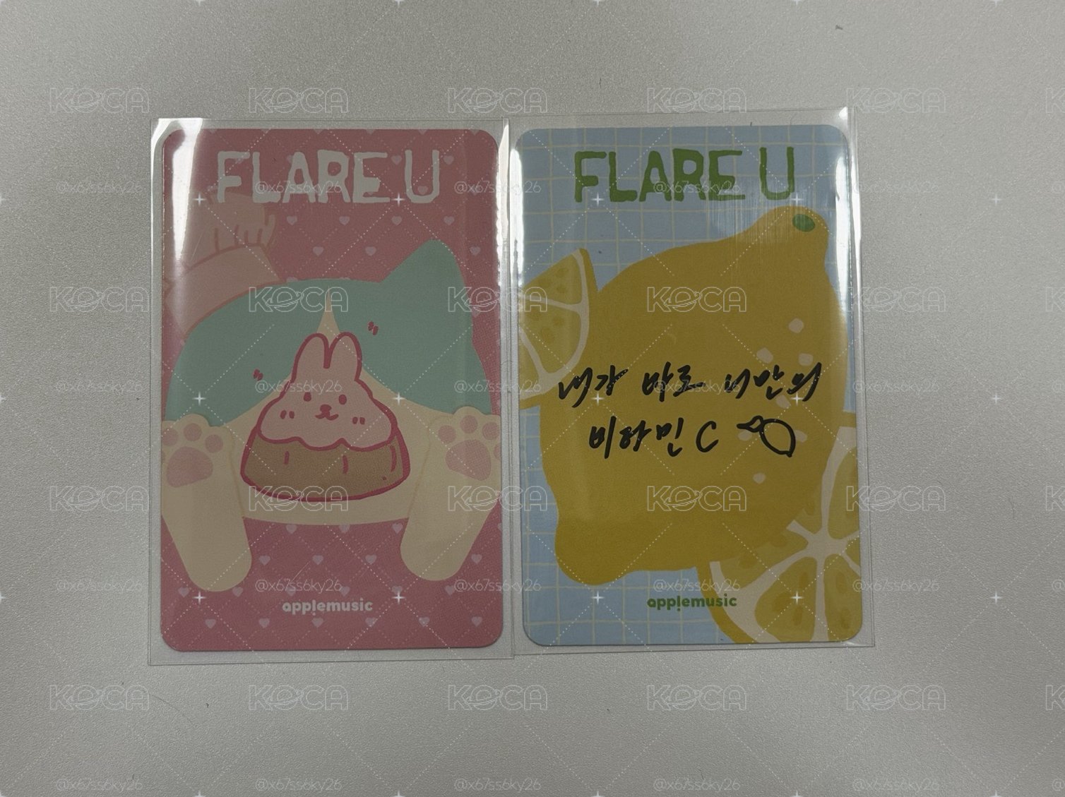 flare u am 飲料卡 崔立于一套 