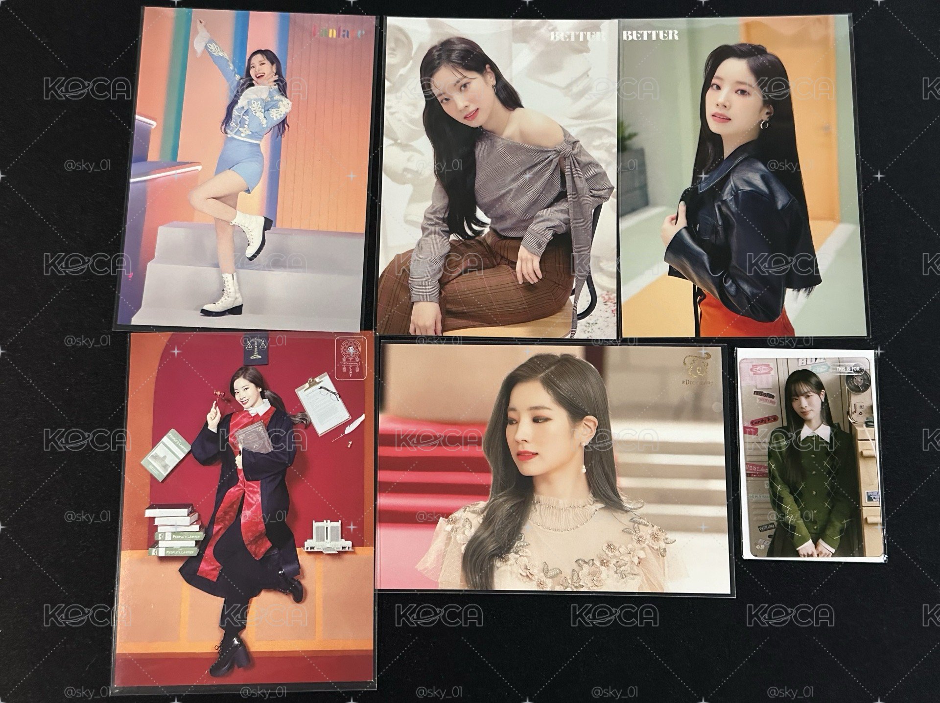 TWICE 多賢 大卡明信片+透卡