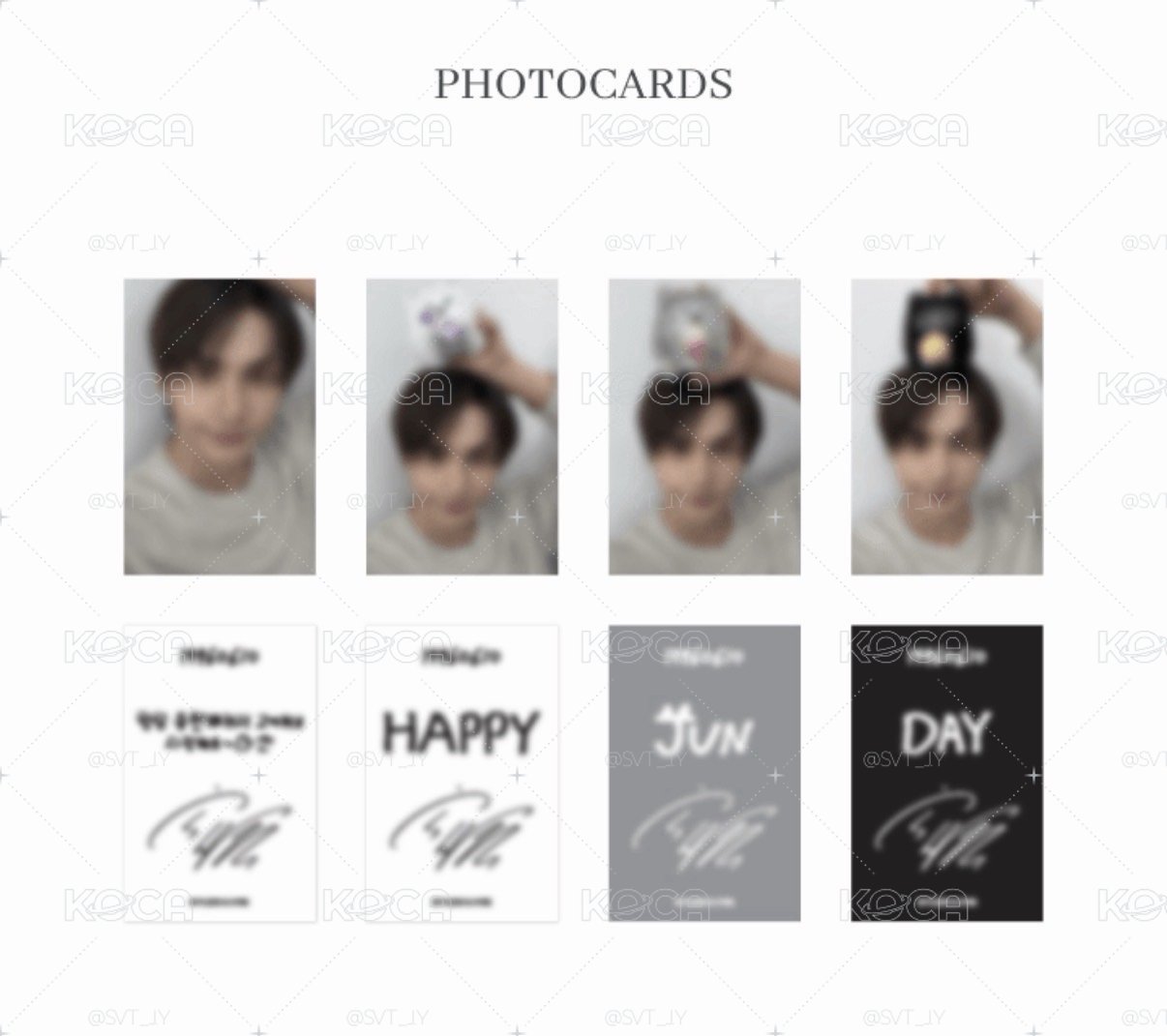 （拆小卡）HAPPY JUN DAY [O.C.L KEYRING SET]