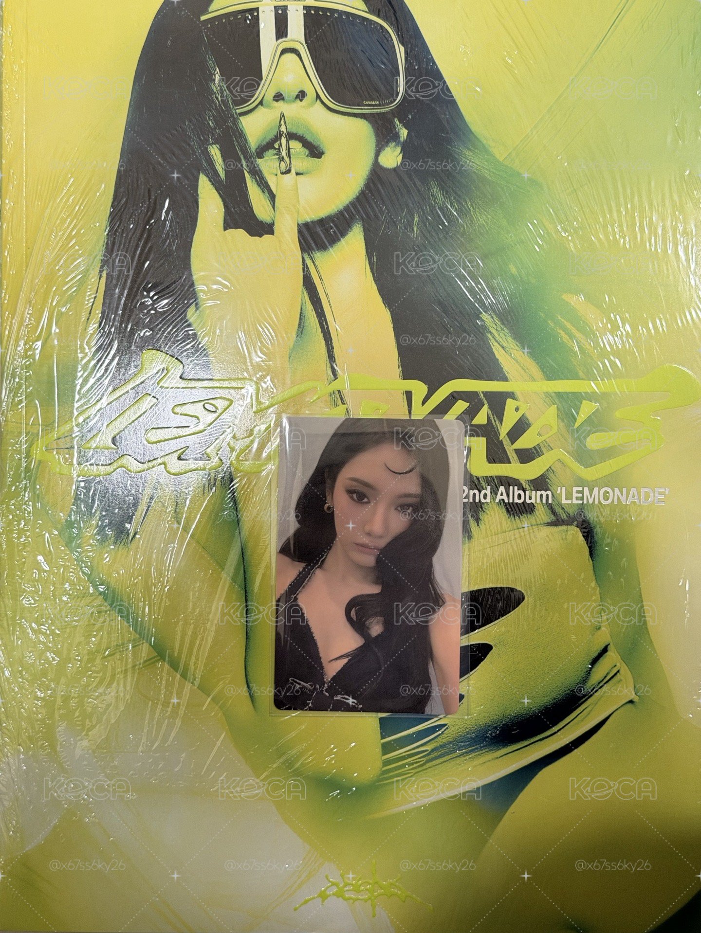 aespa lemonade 寧wvs直播卡含專