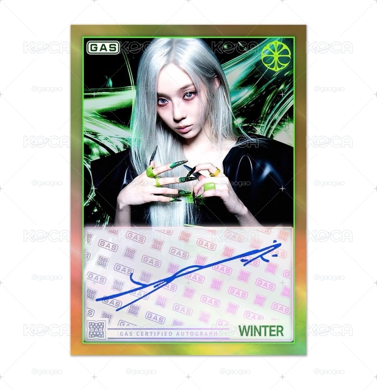 aespa X GAS TRADING CARDS卡包