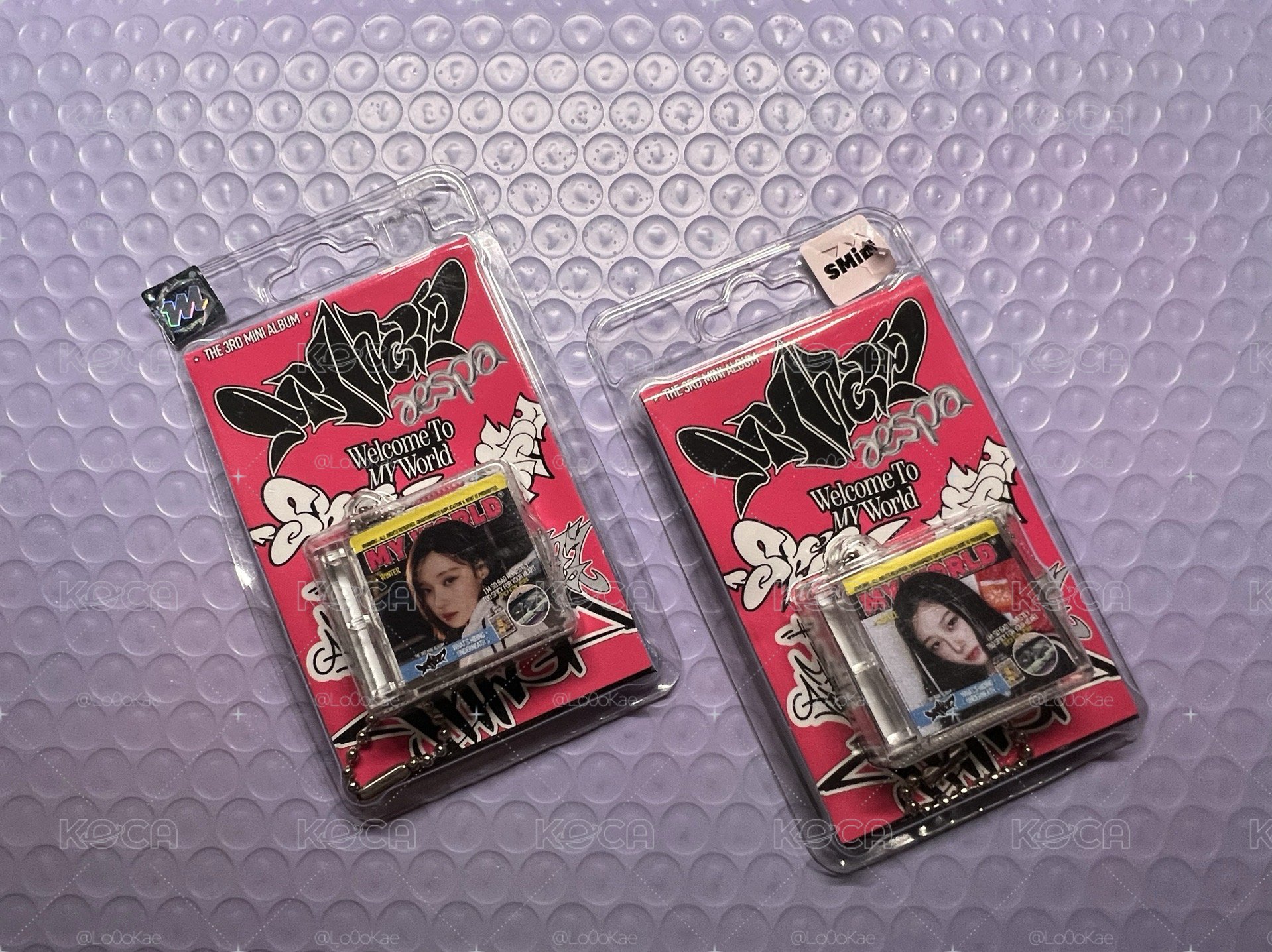 aespa-THE 3rd mini album-MY WORLD (GISELLE&WINTER)