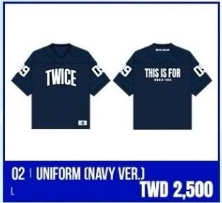TWICE 台北快閃店短袖球衣