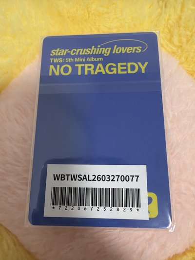 TWS NO TRAGEDY 韓振 HANJIN日咖 LD幸運卡