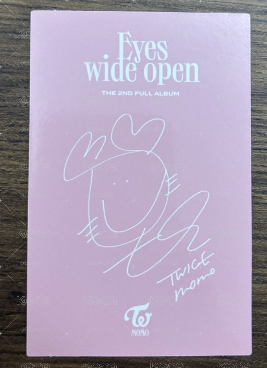 MOMO🩷BOO Eyes Wide Open專卡