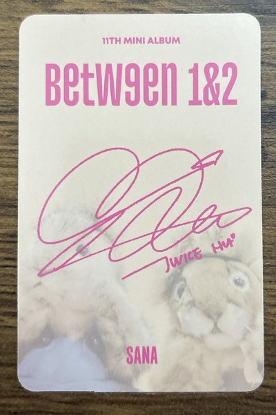 SANA💜BETWEEN 1&2專卡