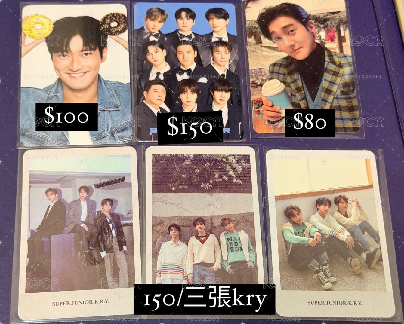 super junior 小卡