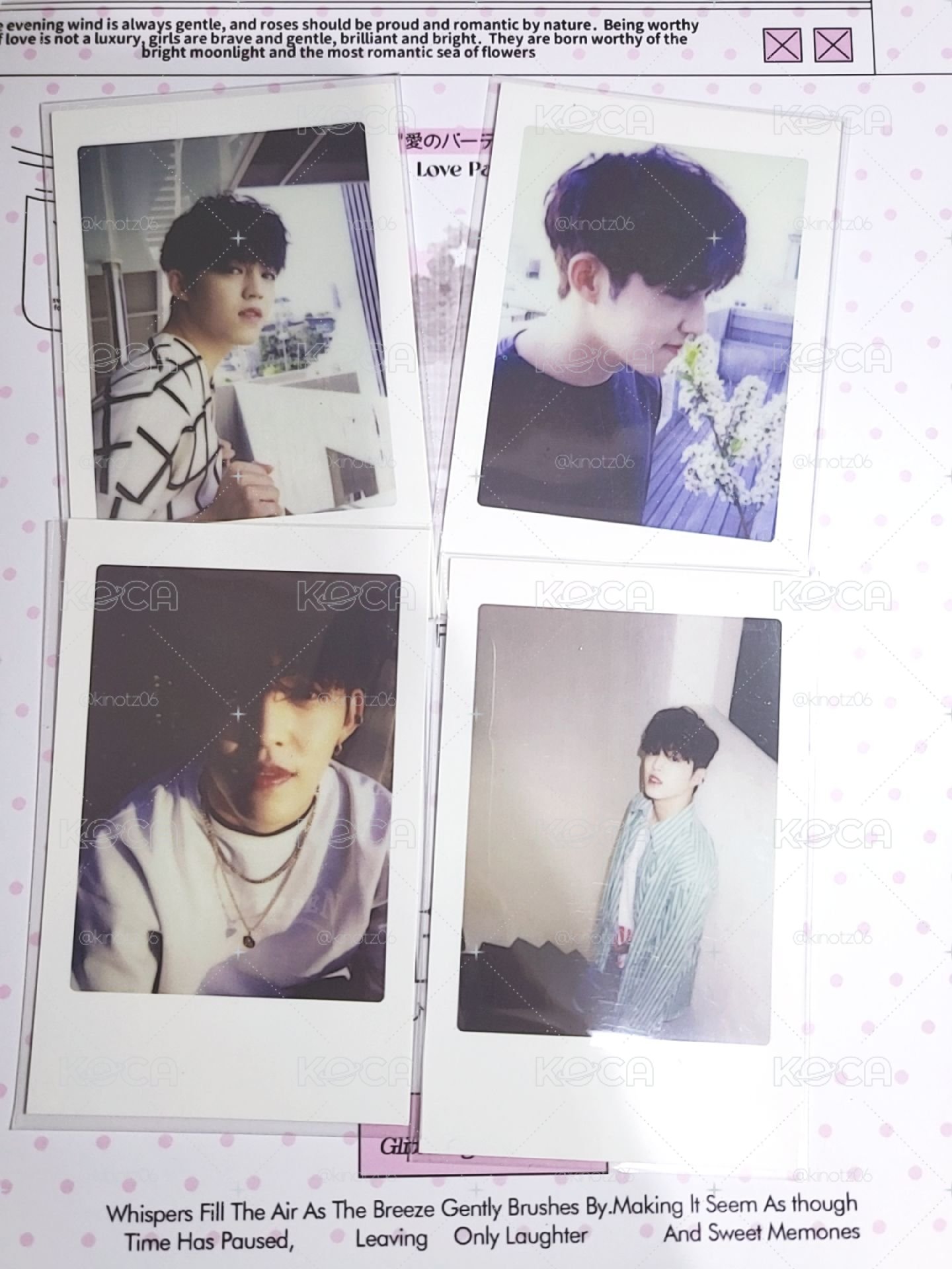 S.coups Diamond edge 閃鑽拍立得*4