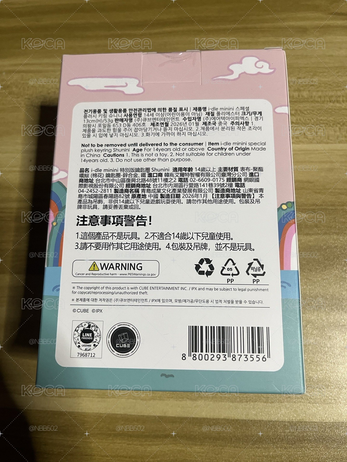 （🏰現貨）I-dle 展覽 舒華 盒娃 
