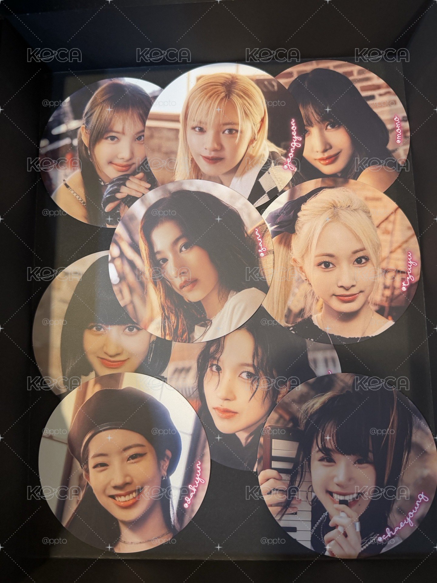 TWICE 2023年曆 Pick 小卡 筆記本 杯墊 貼紙