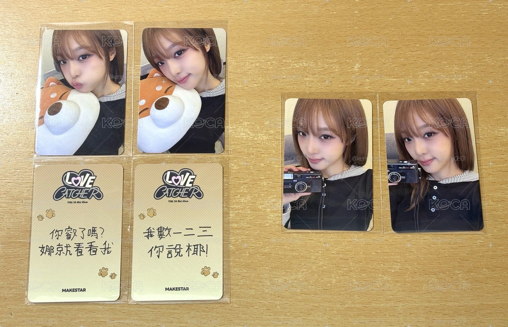 崔叡娜 YENA LOVE CATCHER Makestar 台北 簽售 柴犬 合照會 相機 特典 小卡