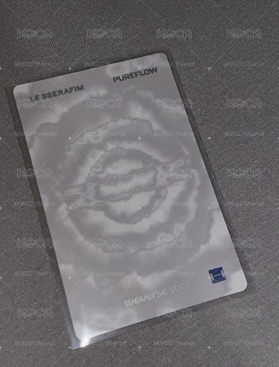LE SSERAFIM wvs 幸運卡 採