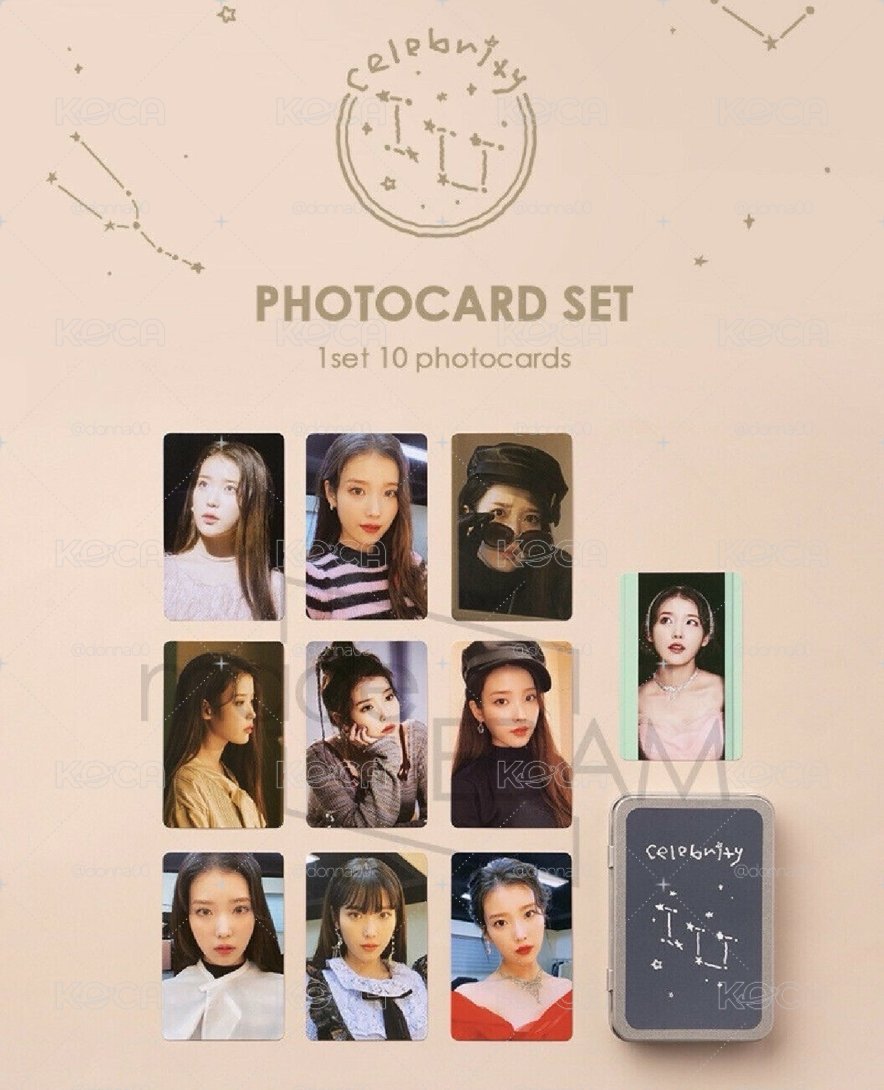 IU Celebrity 周邊卡 鐵盒卡