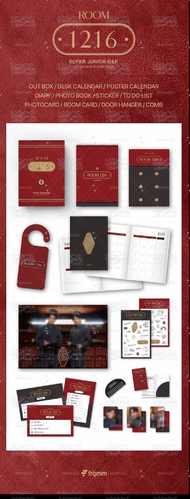 super junior D&E 2025 season’s greetings 年曆 