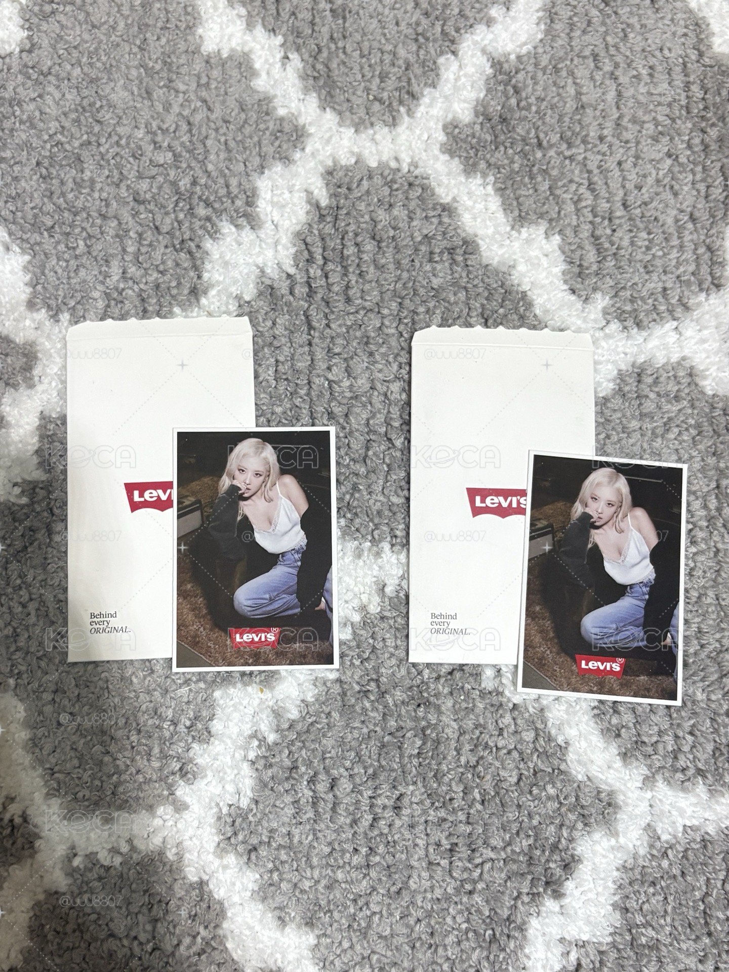 Rosé Levi’s 代言卡 