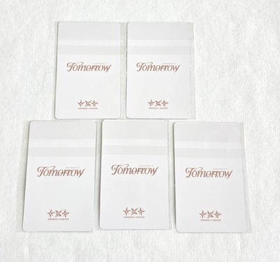 TXT迷六日咖幸運卡一套未拆