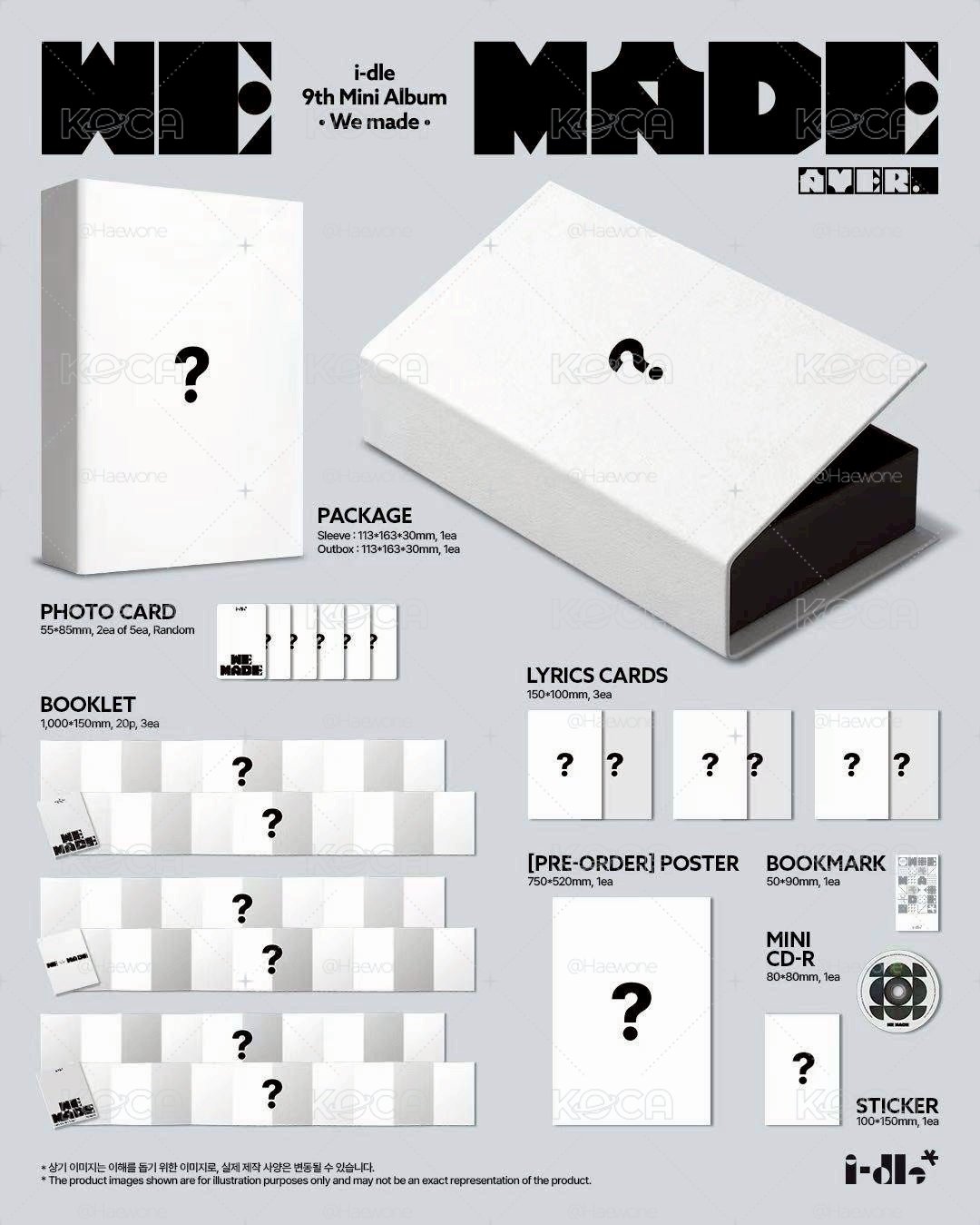 預購 i-dle 迷9 A+B ver. 專輯 