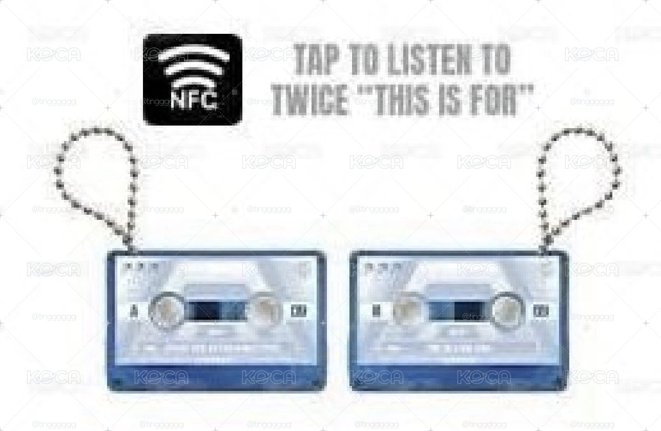 TWICE 六巡 快閃店 鑰匙圈吊飾 NFC
