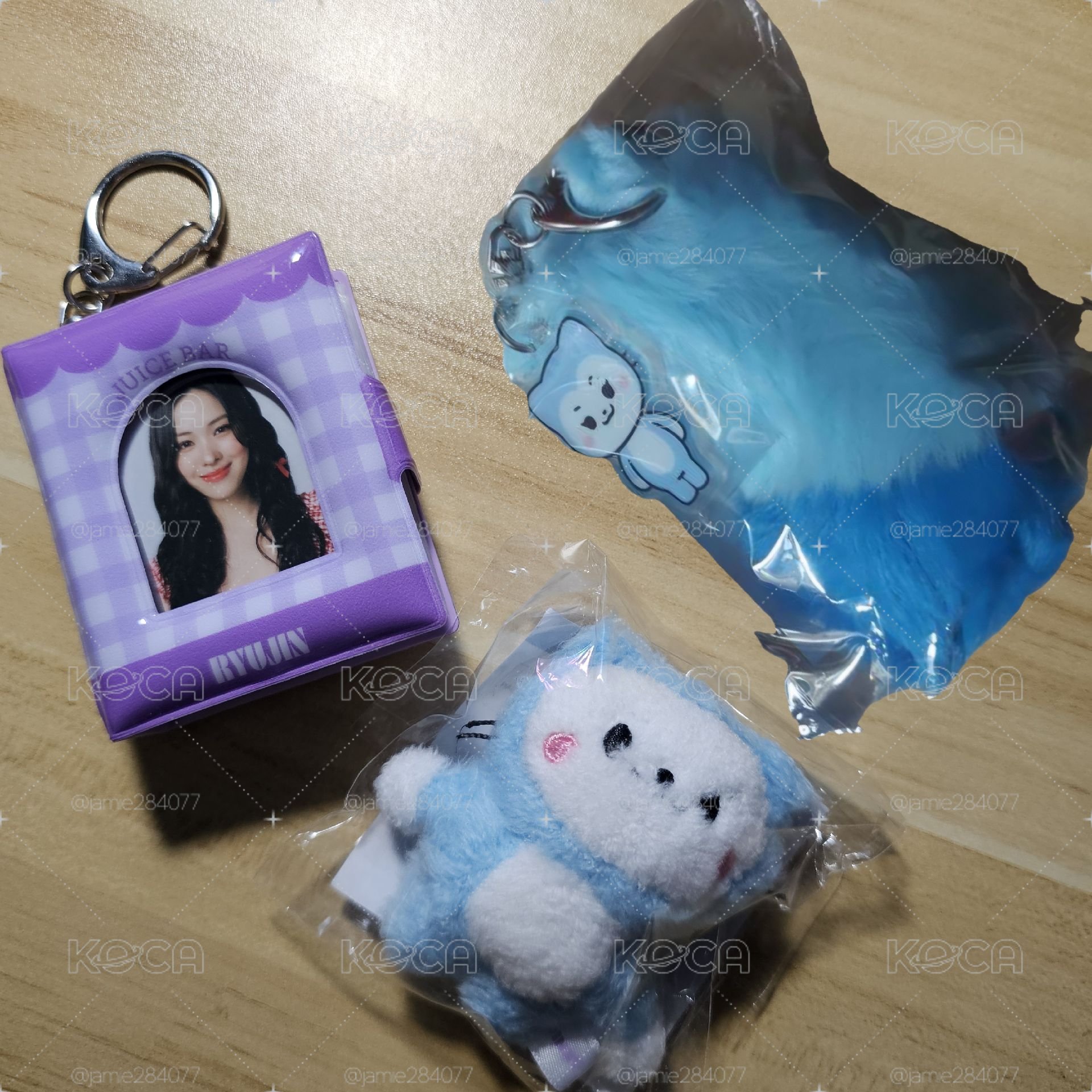 itzy 留真小盤 相片簿+潦草娃+尾巴