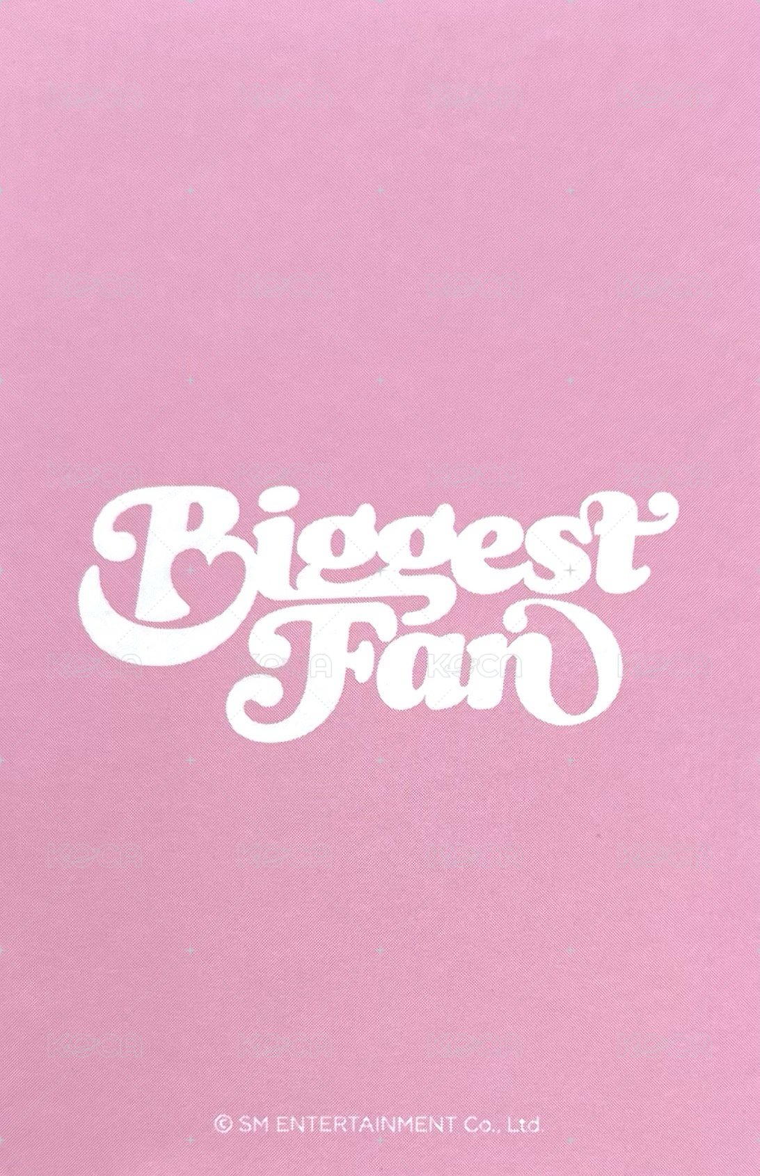 Biggest Fan am 1.0 簽售卡  背面