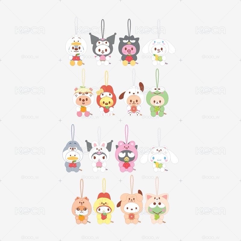 (預購)SKZOO三麗鷗 吊娃 