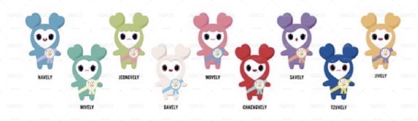 TWICE 5週年徽章娃 Lovelys