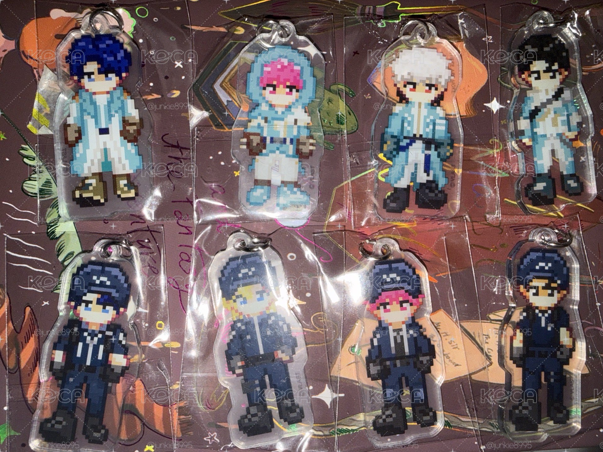 迷四 包專 吊飾A💙🩷❤️🖤B💙💜🩷🖤