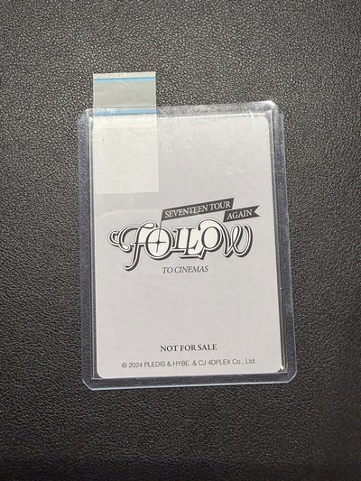FOLLOW AGAIN TO CINEMAS 日區電影小卡