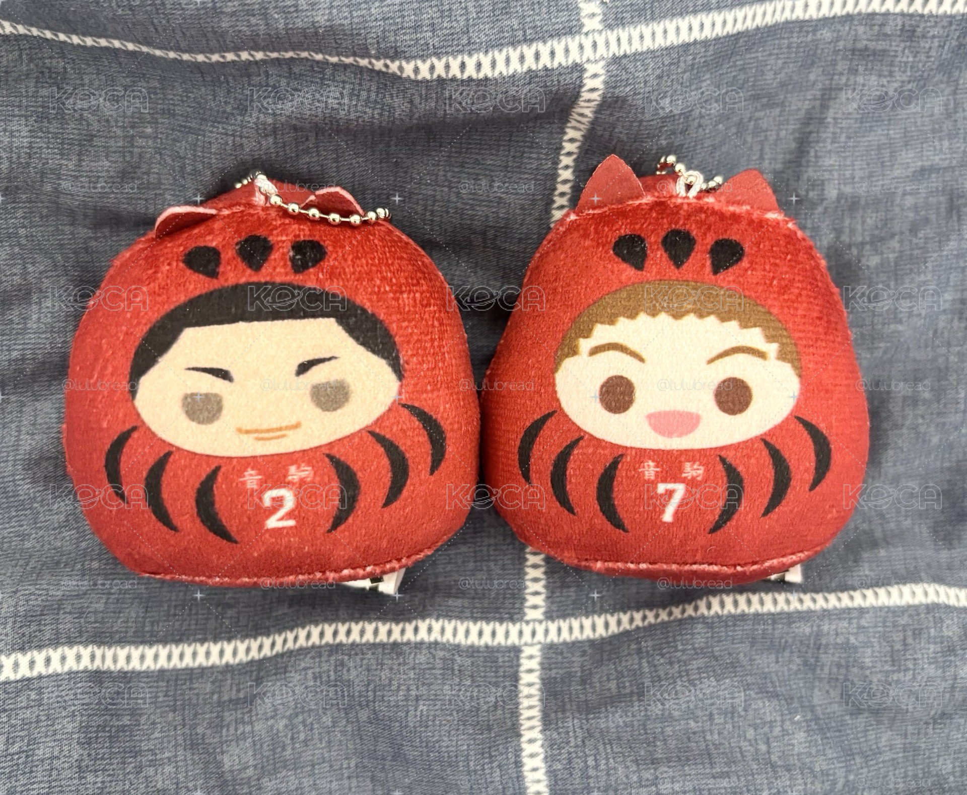 音駒 達摩 掌心娃 吊飾