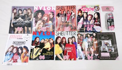 BLACKPINK JAPAN MAGAZINE SET 日文雜誌周邊區 🖤 編號見圖三 💕