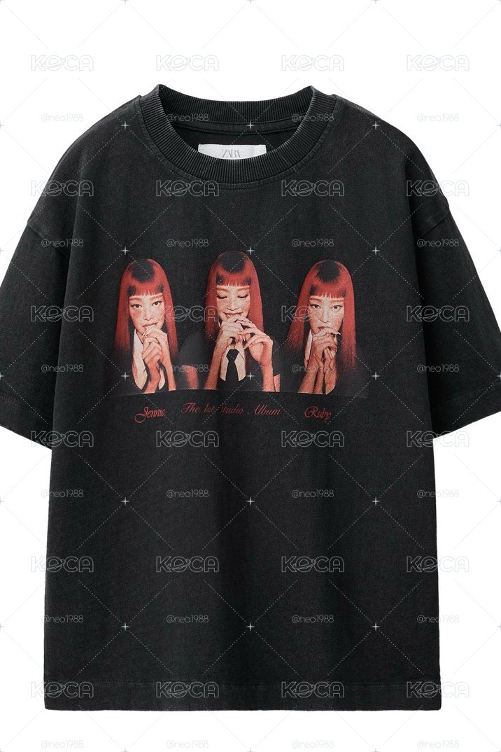 JENNIE RUBY T 恤（ZARA)