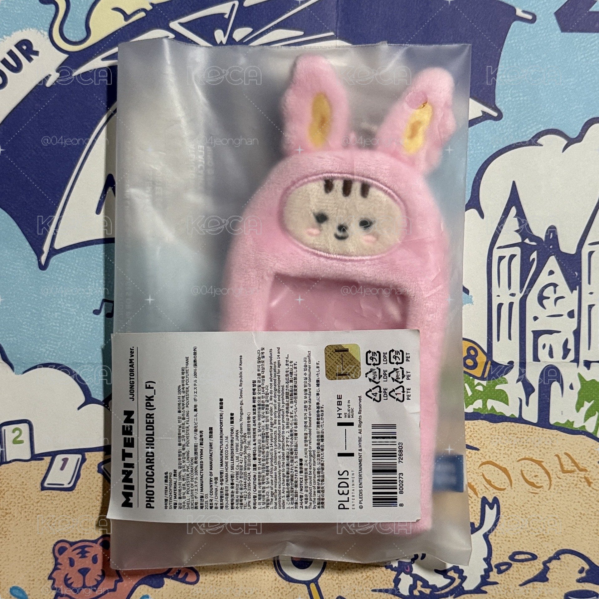 🐰MINITEEN 絨毛卡套 漢