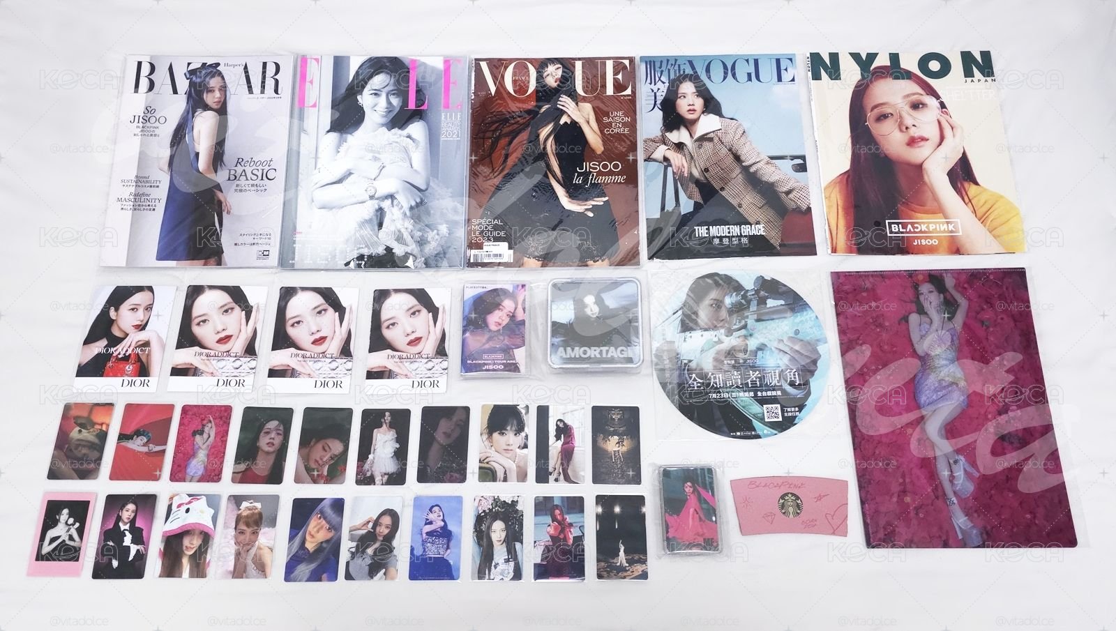 BLACKPINK JISOO SET 智秀小卡周邊區 💜 編號見圖三 💕