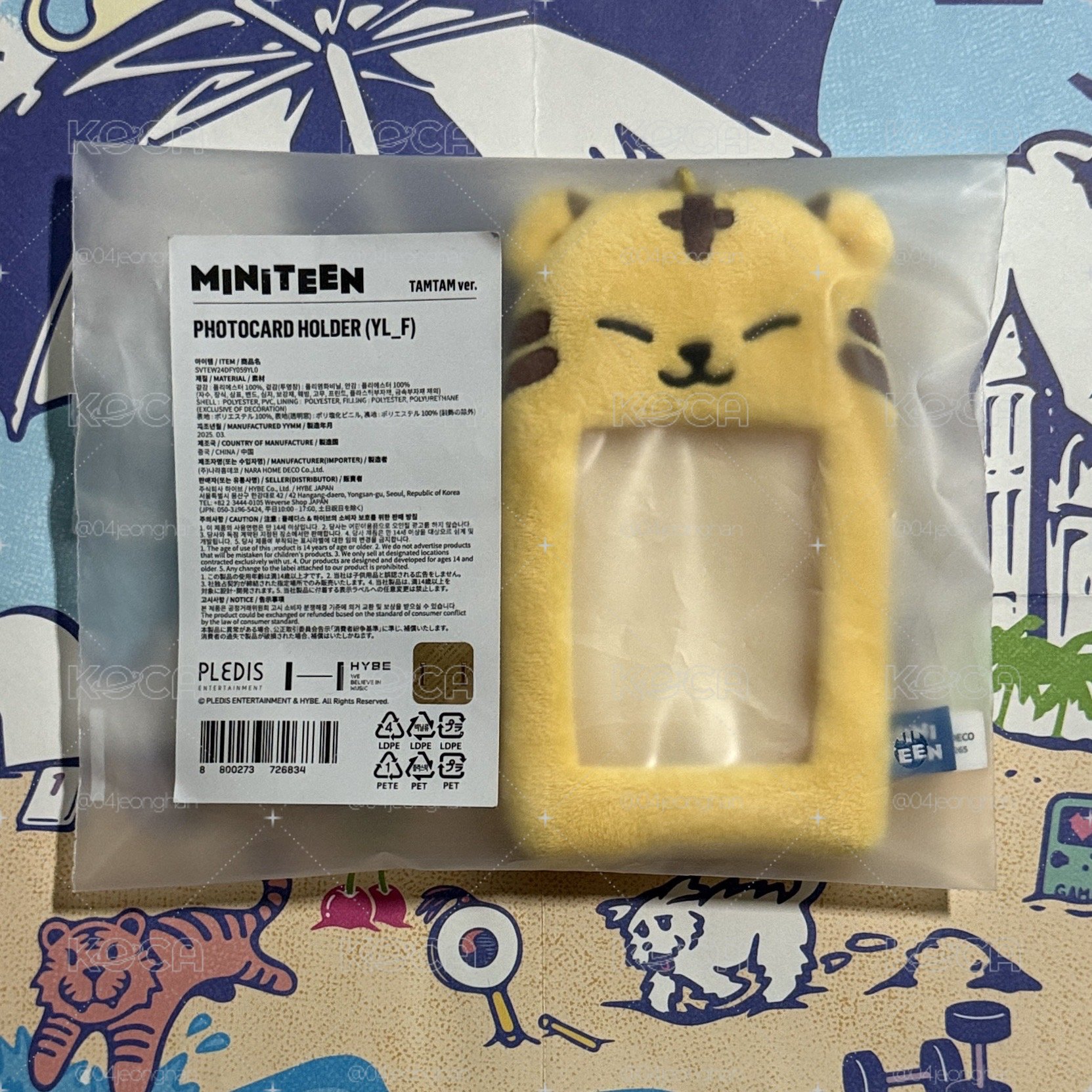 🐯MINITEEN 絨毛卡套 榮