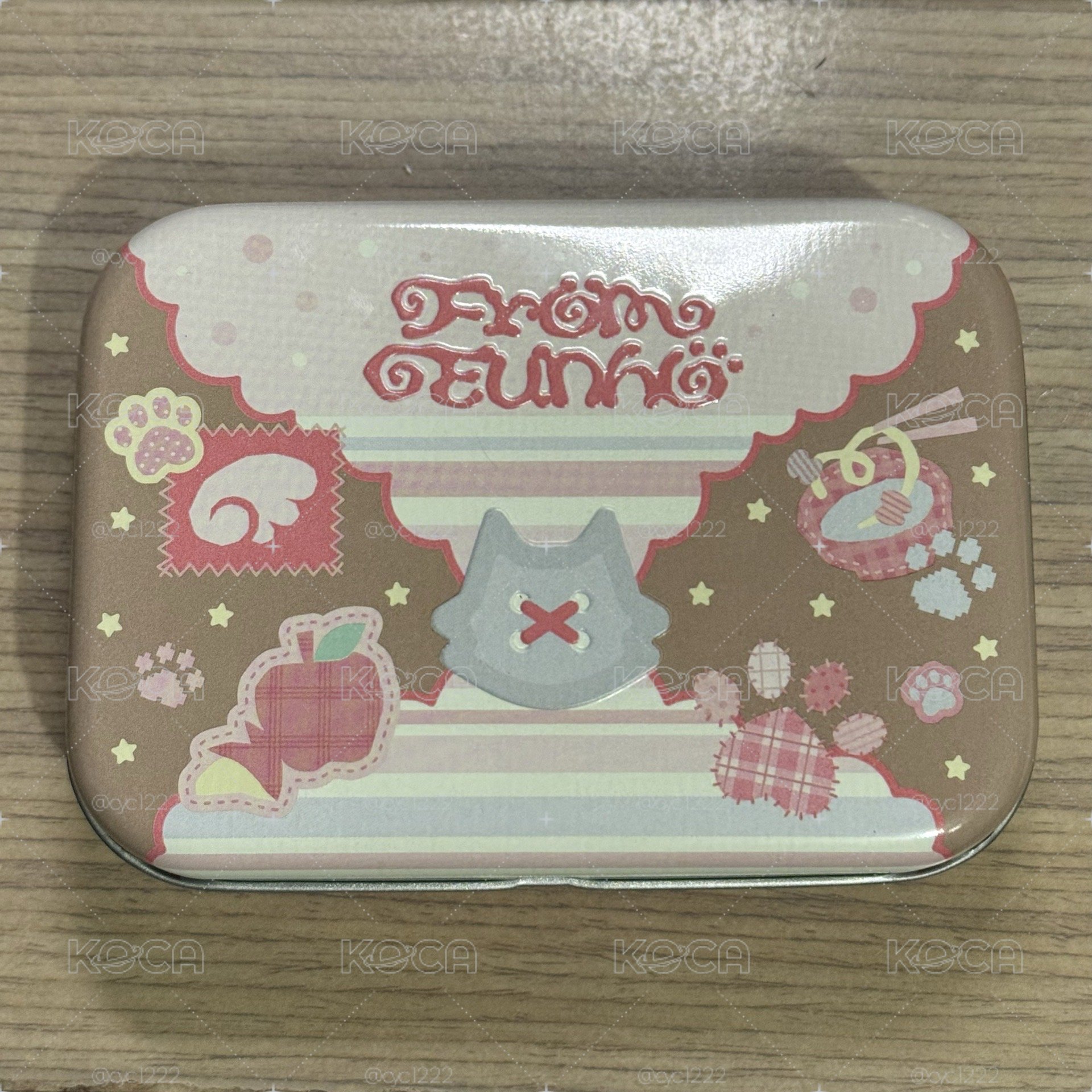 銀虎生日餅乾盒