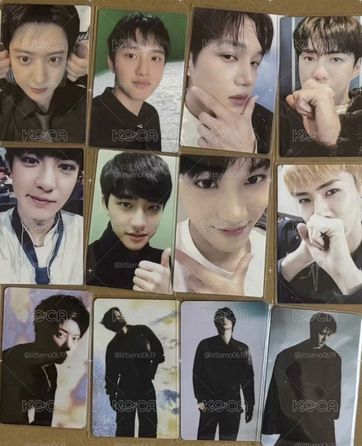 EXO QQ音樂 NFC小卡三張一套