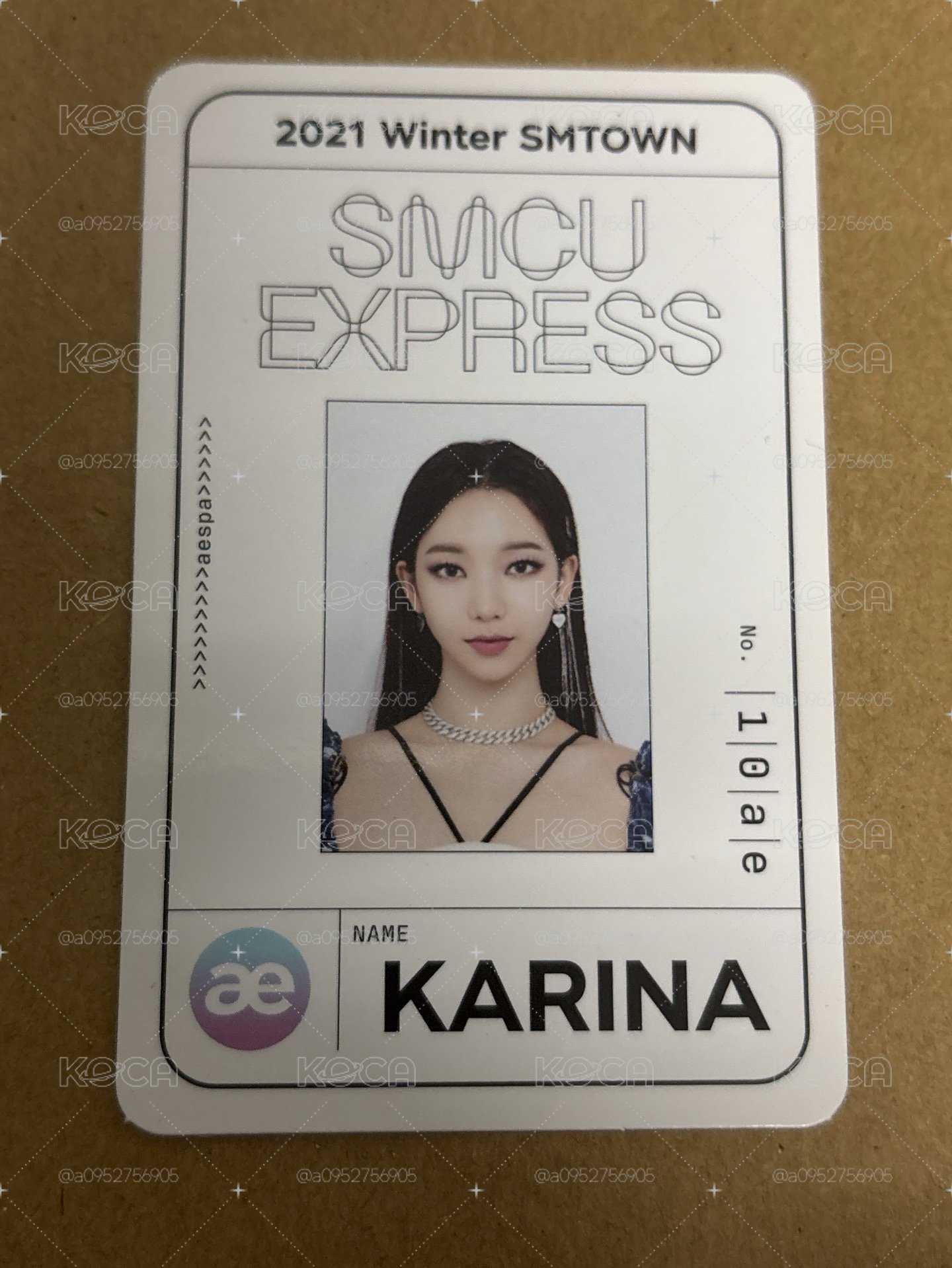21SMCU 專輯卡 smcu2021冬專 團封id柚