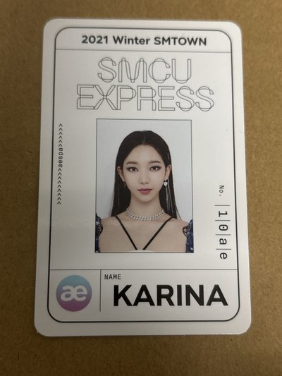 21SMCU 專輯卡 smcu2021冬專 團封id柚