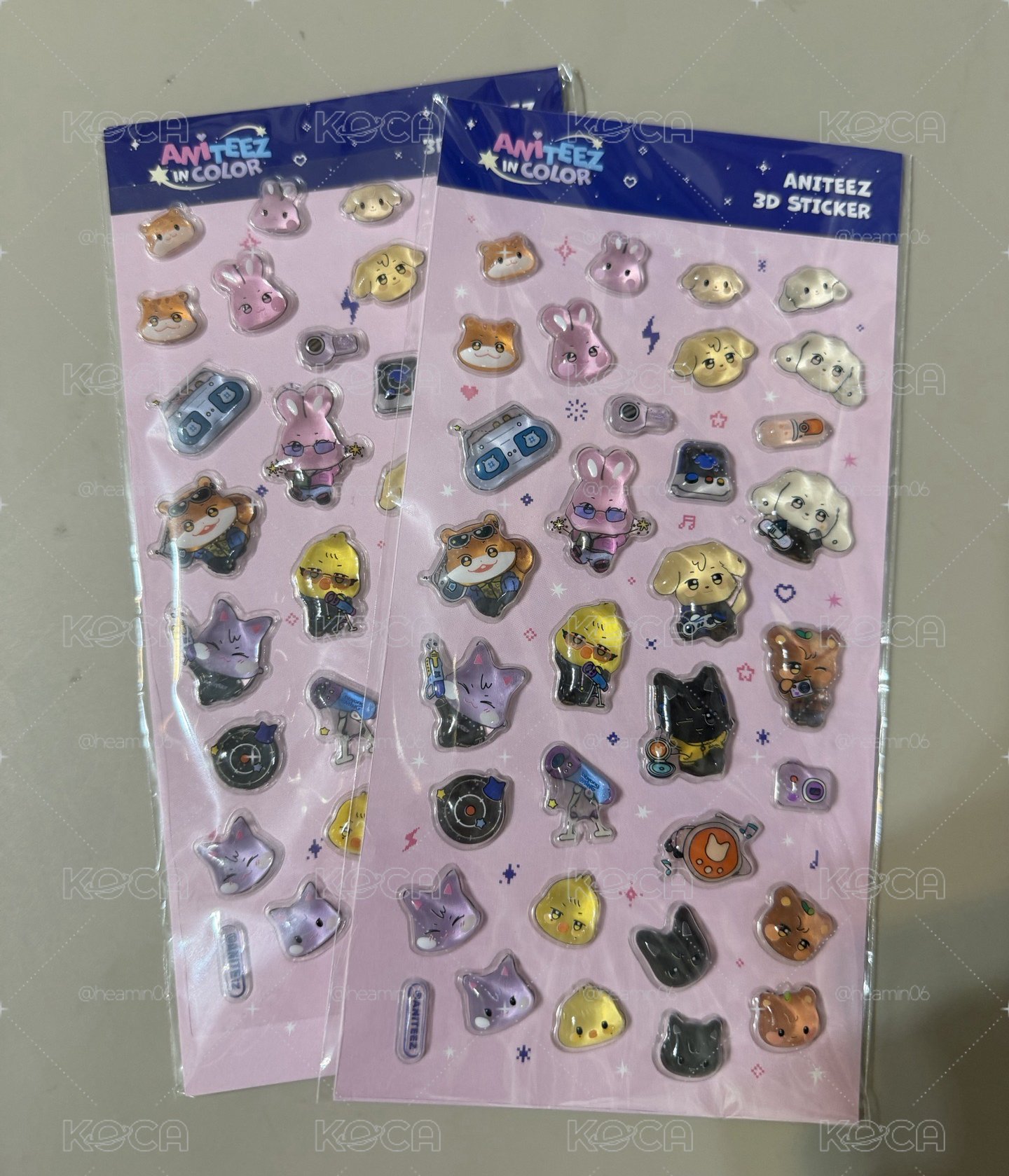 ANITEEZ 口水巾 貼紙 卡套