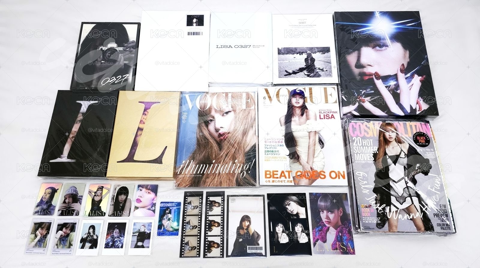 BLACKPINK LISA SET LALISA小卡專輯周邊區 💛 編號見圖三 💕