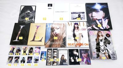 BLACKPINK LISA SET LALISA小卡專輯周邊區 💛 編號見圖三 💕
