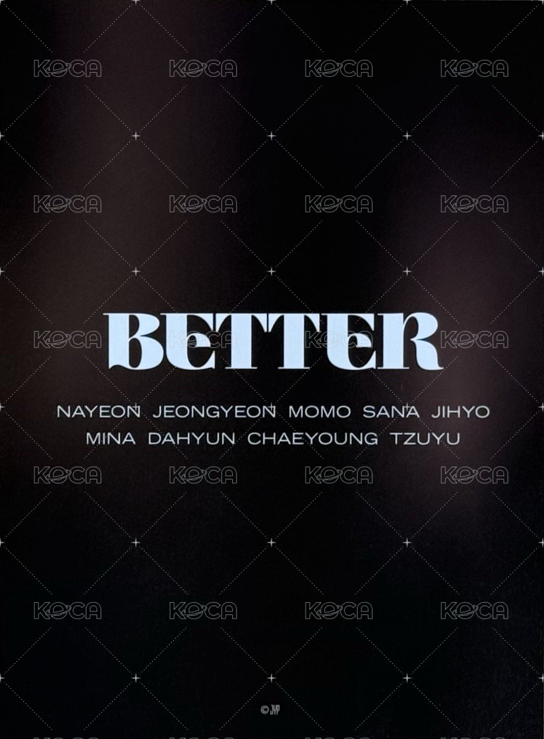 BETTER 明信片 大卡 背面