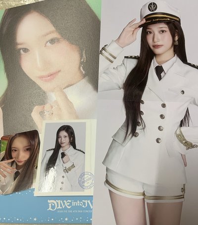 IVE leeseo fancon場週照片組 水杯含卡