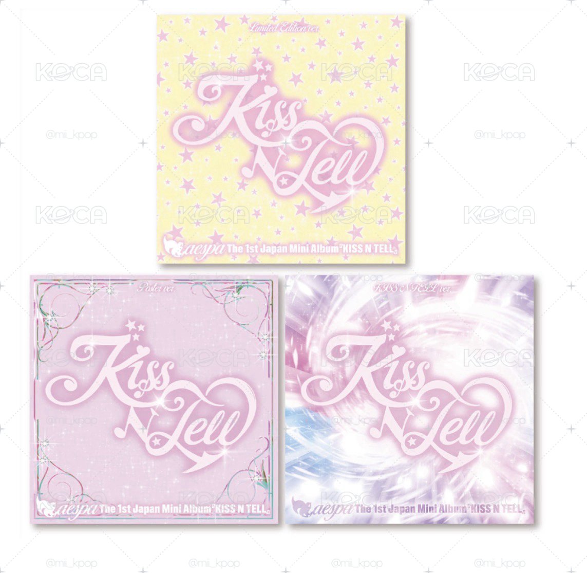 aespa 日本迷1專 「Kiss N Tell」（預購）