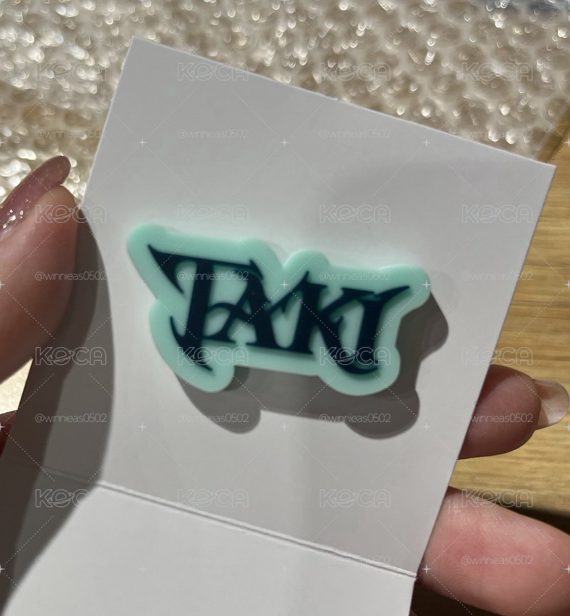 BTW 姓名裝飾鈕扣（TAKI）