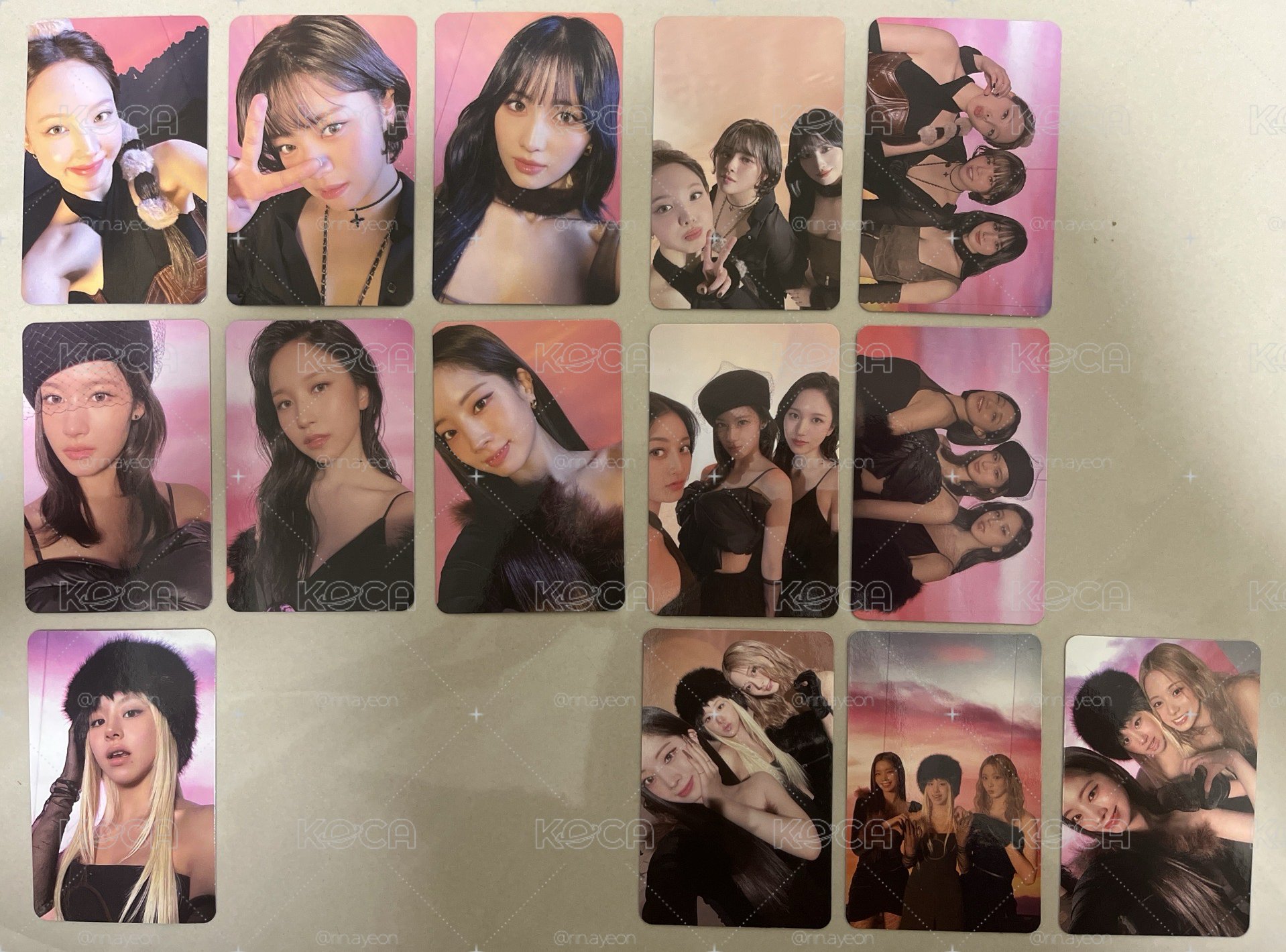 Twice 迷12 單封專卡